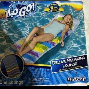 H20 go relaxing lounge pool float brand new summer beach lake